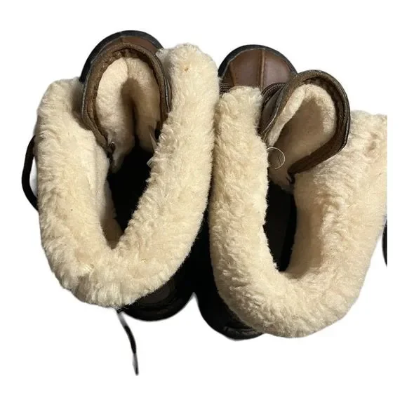 kids UGG BUTTE II CWR BOOT waterproof & wool lining brown size 3 - Picture 6 of 8